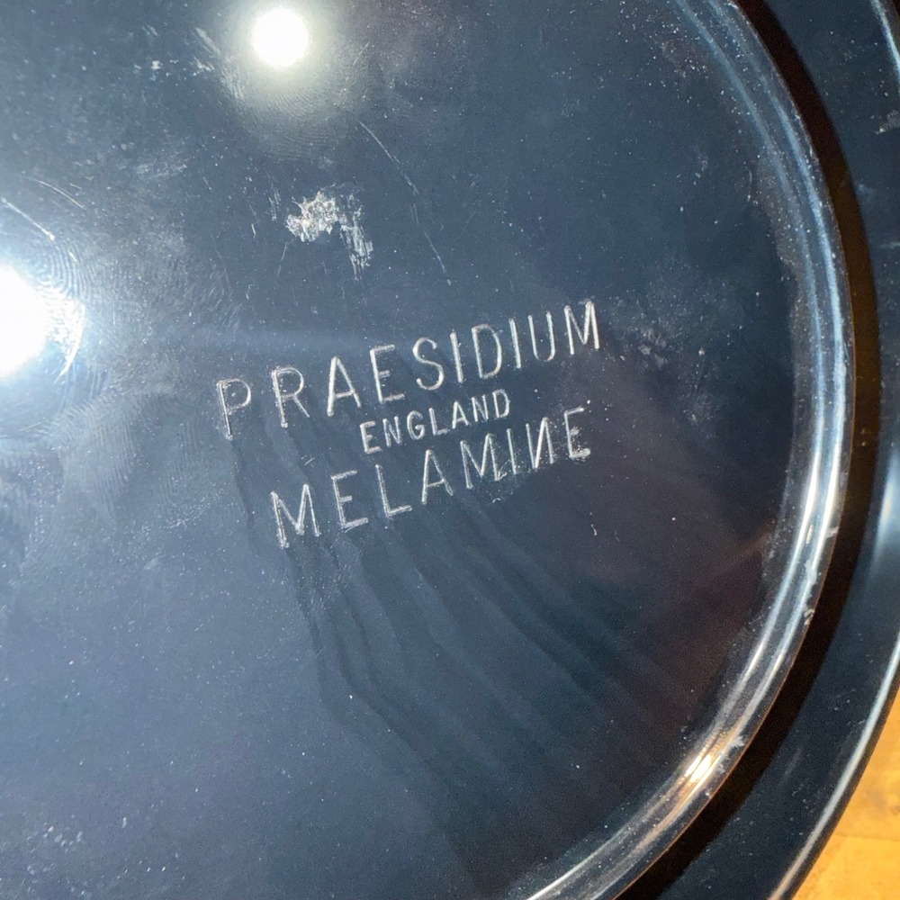 Vintage Guinness Pub Ashtray Praesidium England Black Melamine 1970s 80s Harp - Picture 5 of 5